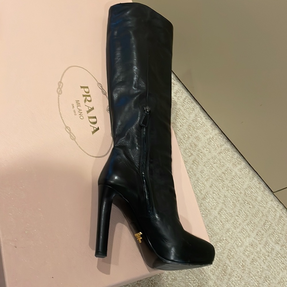 Prada over the knee calzature donna boots - Picture 6 of 8